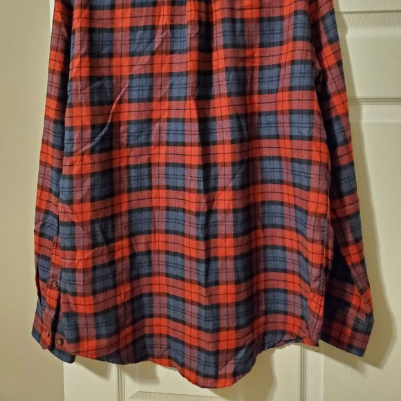 IZOD Advantage Performance Mens Long Sleeve Moisture Wicking Plaid Button-Down S - Picture 3 of 5